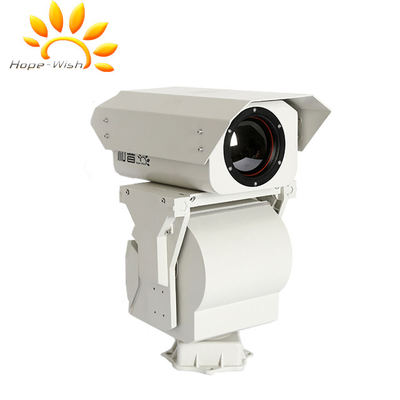 Zoom Lensli Hava Koşullarına Dayanıklı IP 66 PTZ Termal Görüntüleme Güvenlik Kamerası