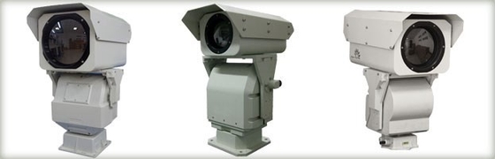 Kızılötesi PTZ Termal Görüntüleme Kamerası, Soğutucusuz Su Geçirmez Uzun Mesafe CCTV Kamera