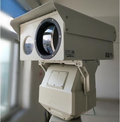 Sınır Güvenlik için Askeri Sınıf Çift Termal Kamera HD PTZ Kızılötesi Kamera Su geçirmez
