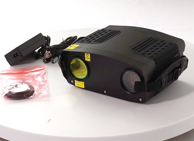 Black Laser Night Vision Camera , High Resolution Infrared Camera See Through Filmed Car Glass