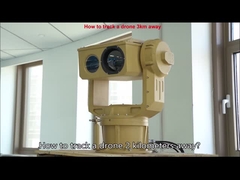 Askeri Sınıf Termal Gözetleme Sistemi PTZ Kızılötesi Uzun Menzilli Güvenlik Kamerası