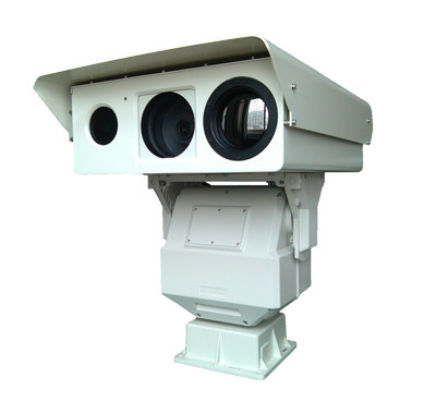 50mm 6.5 ° × 4.8 ° Sınır Güvenlik Termal Kamera, Çoklu Sensör IR Lazer Kamera