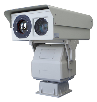 Uzun mesafe çift sensörlü termal kamera optik zoom kapsamlı termal Ptz termal görüntüleme kamerası yangın koruması için
