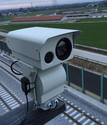 Sınır Güvenliği İçin Askeri Sınıf Çift Termal Kamera HD PTZ Kızılötesi Kamera