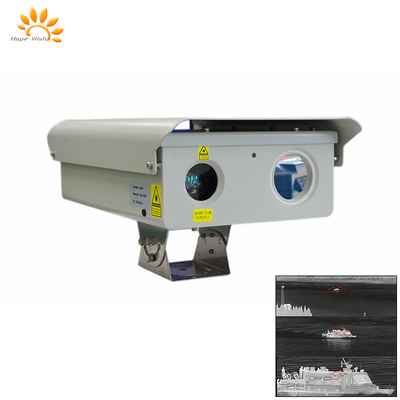 PTZ Lazer Kamera 1080P Çözünürlük Geniş Pan Uzun Menzil Deniz Aracı için Montajlı